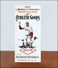 1909 Cy Young Store Counter Advertising Standup Sign Draper   Maynard Catalog