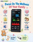 Rechargeable Fingertip Pulse Oximeter Blood Oxygen Monitor Handheld Spo2 Kids Us