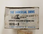 Brewer Machine   Gear Co  Ball Bearing Tapered Idler Bushing 1615-b  1 5  Oal