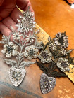 Appliques Embroidered 3x5 5  Flowers Beads Sequins Hand Sewn 1pc