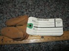 Cheyenne Wyoming     Lucky Pair Of Moccasins With Shipping Tag And Poem
