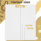 Pshvym 4 Pcs Small Trifold Poster Board  21 5 X 14 Inches Poster Board With D   