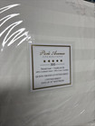 Park Avenue Queen Fitted Sheet 100  Cotton 300 Count Off White Damask Stripe