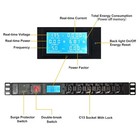 19 Inch 6 C13 Metered Pdu Rack Mount Power Distribution Units  110-250v 15a 1   