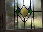 213 English Art Deco Leaded Stained-glass Window 20 3 4  X 18  0 S h Added