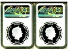 2019 Niue S 2 Star Wars Rise Of Skywalker Rey And Kylo Ren Fr Ngc Pf70 Uc
