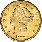 Us Gold  20 Liberty Head Double Eagle - Pcgs Ms63 - Random Date And Label