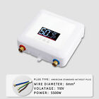 Tankless Water Heater Electric With Remote 5500w 110v Instant Hot Water Heater