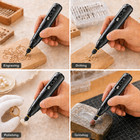 6-speed Mini Electric Grinder  Usb Rechargeable Cordless Rotary Tool  46pcs