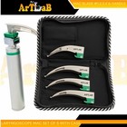 Fiber-optic Laryngoscope Set Of 4 Intubation Blades 1 2 3 4   Medium Handle
