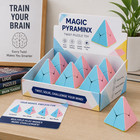 Magic Pyraminx Twist Puzzle Toy Triangle Brain Teaser Cube Education Speed Game