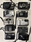 Vintage Film Camera Lot Bundle Nikon Kodak Samsung Ricoh Read