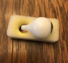 Vintage German Blown Glass Doll Eyes Hazel green  20-22 Mm