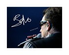 Bono 8x10 Signed Photo Print Face Glasses U2 Concert Autographed 