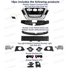 Front Bumper Cover Grille Radiator Shutter Fog Light For 2019-2021 Nissan Altima