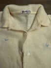 Handmade Baby Cardigan Knitted Button 3-6 Months Vintage Knitown