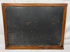 Antique Vintage Solid Quartersawn Oak Chalkboard W  Tray Wall Hanging 22 x16 5 