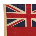 Small Vintage Wool Red Ensign Flag Duster Nautical Union Jack Uk Antique British