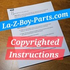 17-sold   La-z-boy 25000155-00 Plastic Side Guide Lazy Lift Chair Recliner Couch