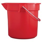 Rubbermaid Commercial 2614red 12 In  14 Qt  Brute Round Utility Pail - Red New