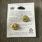 2002 Salt Lake City Olympic Pin Delicate Arch Where Ideas Connect Gold Tone Rare