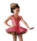 Lot Of 8 Gold Dust Child X-small Dance Costume Jazz   Tap Flower   Shoe Bows