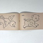 Vintage 1950s Coloring Book Lot Mid Century Children Activity Books