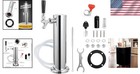 Single Tap Draft Beer Tower With Self-closing Faucet For Kegerator Installations