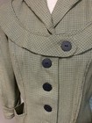 1950s Ladies Dress Suit   New Look  Handmade Wool Check Size Large