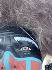 Native American Navajo Warrior Spirit Mask Wall Hanging  real Fur Asis Read About