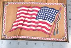Vintage United States Flag Cigar Cigarette Premium Tobacco Felt Flannel Quilt