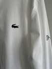 Lacoste Novak Djokovic White green Tennis Jacket Size Xl Never Worn