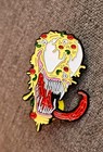 Pizza Venom Mashup 1 5 Inch Soft Enamel Lapel Pin Marvel Character Symbiote New