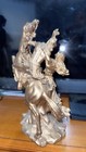Chinese Brass Statue With Man And Woman
