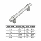 Brushed Nickel Modern Kitchen Cabinet Handles Pulls Hardware Stainless Steel