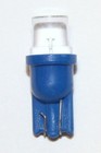  10 Pack  - 6 3 Volt Led Bulb Flat Top 555 Base  t10  Pinball - Blue