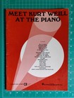 Vintage Sheet Music Book Meet Kurt Weill At The Piano