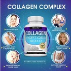 Toplux Multi Collagen Peptides 1800mg 2-pack Hair Skin Nails Joints 180 Caps