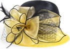 Women s Derby Dress Church Cloche Hat Bow Bucket Wedding Bowler Hats