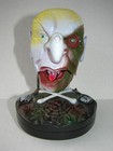 Rare   Halloween Monster Satan Devil Gargoyle Bobble Head Fm Radio Eyes Light Up