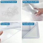 8 5 X 11 Hard Plastic Sheet Protectors Rigid Print Protectors Clear Waterpro