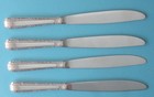 4 Towle Candlelight Sterling Silver Knives Rare 9 25  Size  No Monogram
