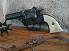 Gene Autry Cast Iron 1930 s  Gun With Gene Autry Steel Spurs From The Early 50 s