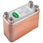 Uimoso 60plate Brazed Heat Exchanger Brackets 1 2  Fpt Ports 3x8  316l St  Steel