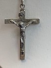 Sterling Silver Rosary 9 47g Fine Jewelry 17  Beaded Chain Catholic Crucifix