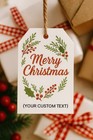 Custom Christmas Gift Tags   Set Of 8