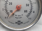 Vintage Jl Taiwan Patent  0-60 Psi Lb sq  In Kg cm2 Air Pressure Guage  Untested