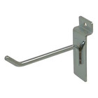 Slatwall Hook 4 Inch Chrome Steel Heavy Duty Retail Display Peg 96 Pk Hooks Set