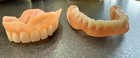 Vintage Dentures False Teeth Upper lower Dental Oddity For Display Medical 