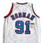 Dennis Rodman Signed Autographed Bulls Basketball Jersey Jsa Coa